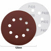 80Pcs/set 125mm - 5 inch Sanding Discs 40 60 80 100 120 180 240 320 400 Grit UK