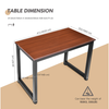 Wood Computer Desk PC Laptop Table Study Workstation Home Office Furniture