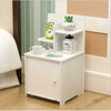 White Bed Sofa Side Desk Cabinet Room End Table with Drawer Coffee Bookcase Rack