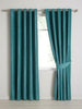 Luxury Sara Chenille Velour Lined Eyelet Curtains - Reduced To Clear