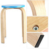 Premier Natural Round Wooden Modern High Quality Home Office Interior Stool