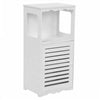 Modern Bathroom Furniture Cabinet Wood Corner Shelf Cupboard Storage Unit 80cm