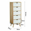 BATHROOM STORAGE CABINET BEDROOM WOODEN BESIDE TABLE CUPBOARD 4/5 DRAWERS