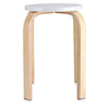 Premier Natural Round Wooden Modern High Quality Home Office Interior Stool