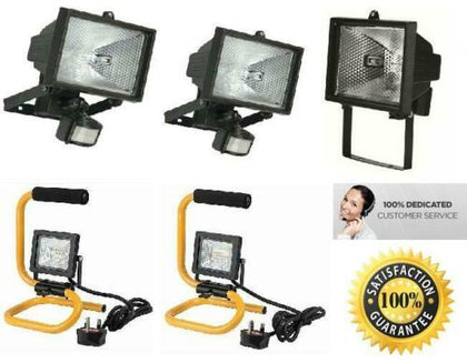 Sensor Light Security Floodlight Outdoor Halogen Garden Motion/ Work