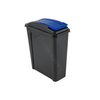 Plastic Recycling Bins Touch Top Recycle Dust Waste Pet Food Kitchen Pedal Bin