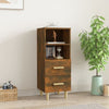 Industrial Tall Cabinet Rustic Bedside Nightstand Side Table Bedroom Bathroom