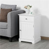 White Bedside Tables Nightstand Cabinets Chest of Drawers for Bedroom Livingroom