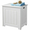 White Wood Deluxe Laundry Bathroom Storage Furniture Tidy Unit