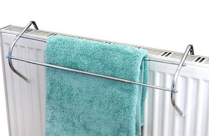 Chrome Extendable Radiator Airer Drier Rail Clothes Home Bathroom