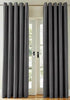 Luxury Sara Chenille Velour Lined Eyelet Curtains - Reduced To Clear