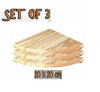 Set Of 3 Natural Wood Corner Shelves / Shelf / Pine Shelf / Floating Shelf 3SIZE