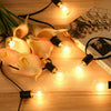 100FT 100Bulbs Outdoor Garden Festoon String Light G40 Globe Patio Wedding 30M