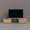 Tvilum Large TV Stand Multi Media Entertainment Unit Table White, Black or Oak