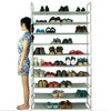 5/8/10 TIER SHOE STORAGE RACK ORGANISER CABINET SHELF 25/40/50 Pairs