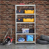 5 Tier Metal Garage Shelving Units Racking Boltless Storage Shelves 180x90x40cm