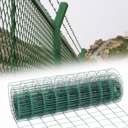Chicken Rabbit Wire Mesh PVC Coated Aviary Fencing Garden Climbing Plant Trellis