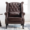 Upholstered Wingback Linen Velvet Armchair Chair Occasional Tub Lounge Sofa Seat