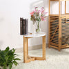 Wooden Coffee Table Side End Table Antique Storage Modern Bedside Plant Stand