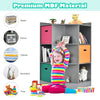 3-Tier Kids Storage Shelf Cubes Corner Cabinet Organizer Display Rack 3 Baskets