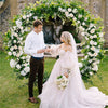 Extra Large Round Metal Wedding Arch Backdrop Stand Balloon Garland Bracket Ring