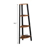 4 Tiers Corner Shelf Shelves Ladder Plant Stand Bookcase Storage Rack UK