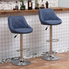 1/2/4/6x Bar Stools Gas Lift Swivel Faux Leather Kitchen Breakfast Counter Salon