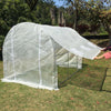 2M H Walk-in Greenhouse Garden Polytunnel Grow Tunnel Flower Vegetable Allotment