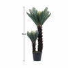 Large Ferns PalmTree Artificial 90Cm Cycas Palm Plant Faux Topiary In/Outdoor UK