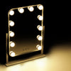 Hollywood Make-up Table Mirror Vanity 12 Lights LED Mirror Dimmable 3 Color Mode