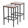 2x Industrial Vintage Bar Stools Chair Retro Kitchen Counter Seat Pub Furniture
