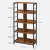 Large Industrial Bookcase Shelving Unit Ladder Shelf Display Storage Rack Rustic