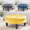 Chesterfield Velvet Coffee Table Sofa Side End Tea Tables Footstool Pouffe Seat
