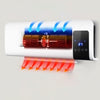 1000W/2000W Wall Mounted Space Heater LED Display With Timer Remote Control Home