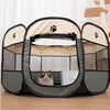 S/M/L Pop-up Pet Tent Portable Pet Fence Dog Cat Pen Fabric Kennel Cage Crate