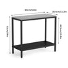 2 Tiers End Side Table Nightstand Home Organizer Holder Furniture Living Room