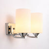 Indoor Aisle Glass Single / Double headed Wall Light Sconce Lamp LED Bulb White