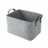 Felt Laundry Bag Toy Book Storage Basket Closet Hamper Shelf Box Home Organizer