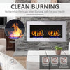 Modern Large Wall Mounted/Insert Bio Ethanol Fireplace Fire Biofire Glass Burner