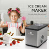 Electric Ice Cream Maker Machine Automatic 3 Modes 1.6 Quart Steel LCD Display