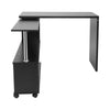 360?? Rotating Laptop Table L Shape Corner PC Computer Desk Home Office UK