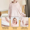 Hoodie Blanket Reversible Oversized Ultra Plush Sherpa Giant Hooded Sweatshirt