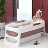 Folding Bath Bucket Foldable Adult Tub Baby Swimming Pool Bathroom SPA Tub 113cm