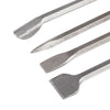 4 PIECES SDS CHISEL SET FOR HAMMER DRILL FLAT POINTED GROOVE GOUGE 250mm MASONRY