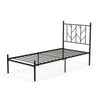 3FT Single Bed Frame with Headboard Metal Platform Bed w/30 cm Under Bed Storage