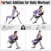Foldable Core Abdominal Trainer AB Workout Machine Crunch Strength Training
