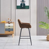 1/2X Bar Stools Velvet Breakfast Chair Kitchen High Counter Stool Pub Restaurant