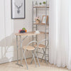 Compact Dining Table And 2 Chairs Folding Design Table With Shelf Space Saving