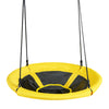 Saucer Tree Swing 100cm Round Disc Nest Swing Seat with Heights Adjustable Rope