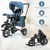 7-In-1 Toddler Tricycle Folding Push Stroller Kid's Trike for 18 Months-5 Years